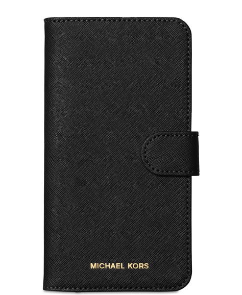 Saffiano Leather Folio Phone Case For iPhone7/8 